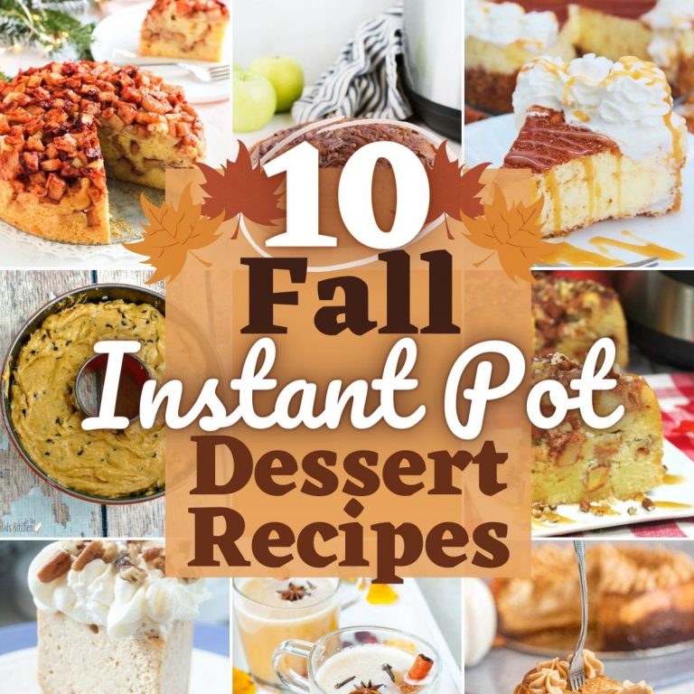 Fall Instant Pot Dessert Recipes