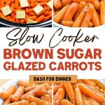 Cooking carrots in a slow cooker.