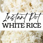 A close up of fluffy white rice.