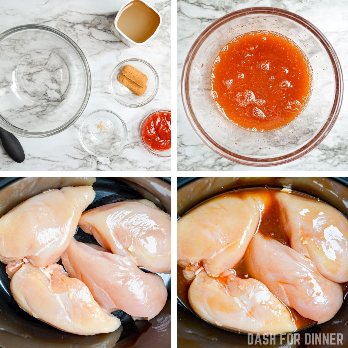 How to make lemonade chicken in the slow cooker.