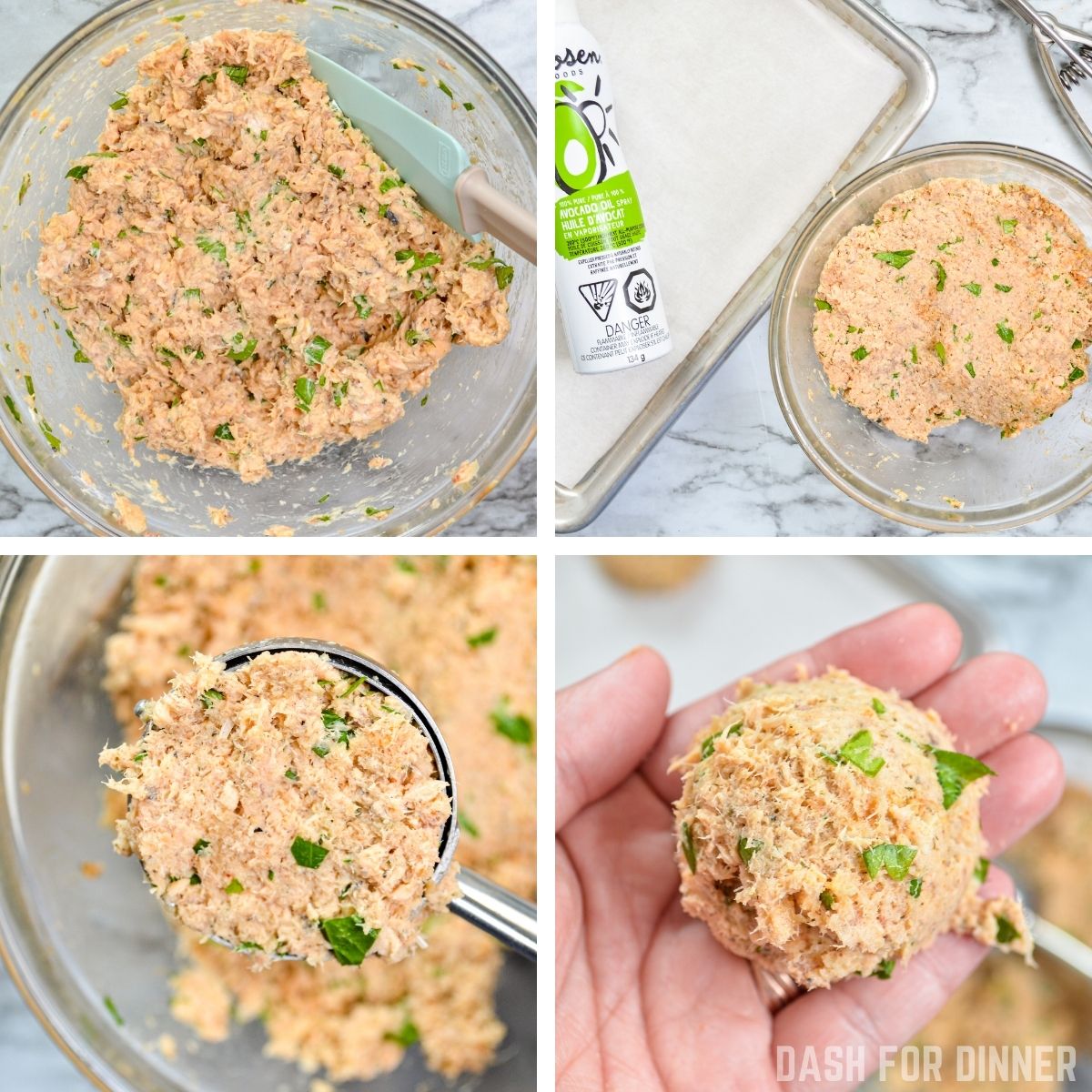 How to make homemade canned salmon patties.
