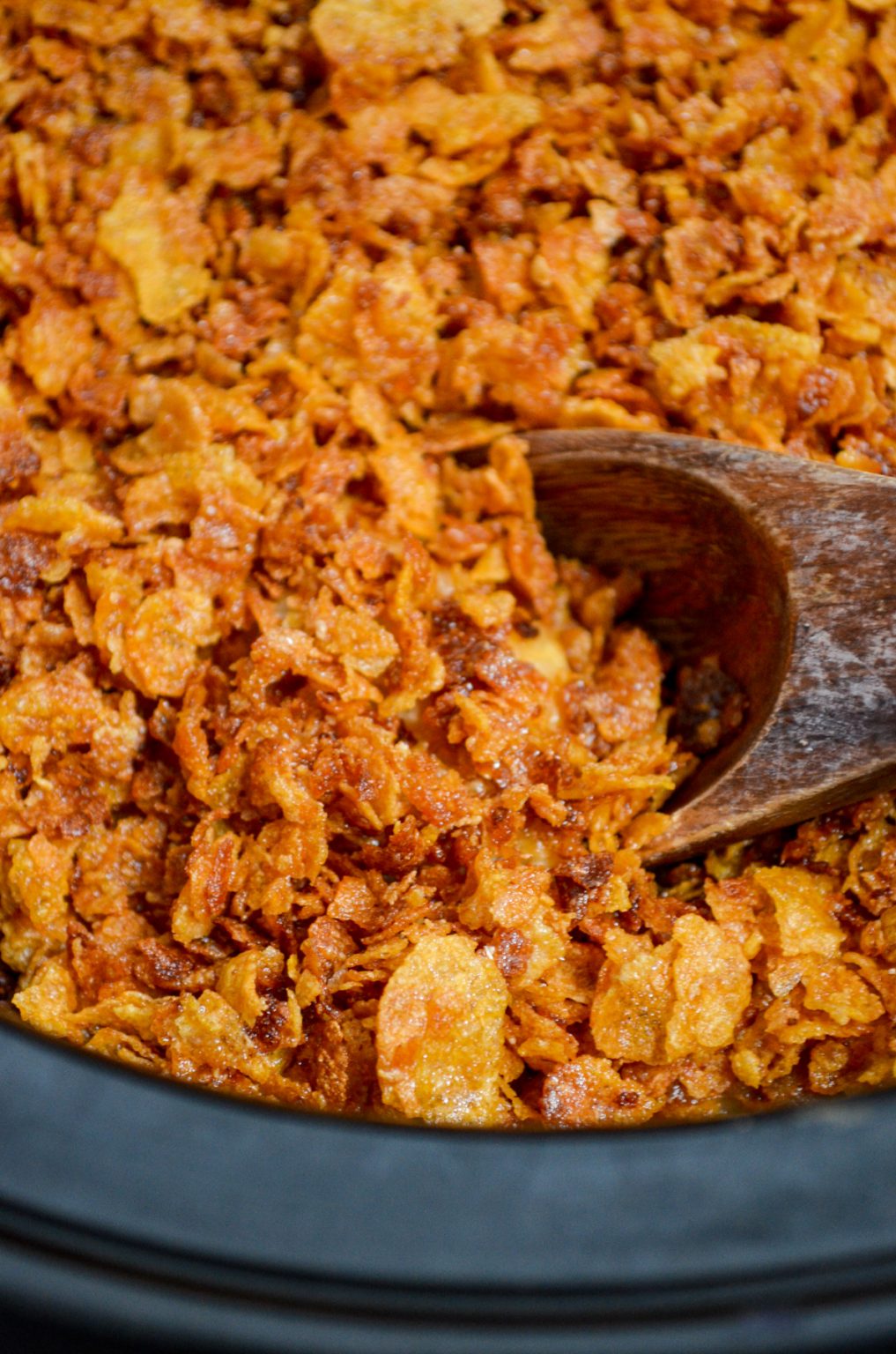 Slow Cooker Funeral Potatoes (Cheesy Hash Brown Casserole)
