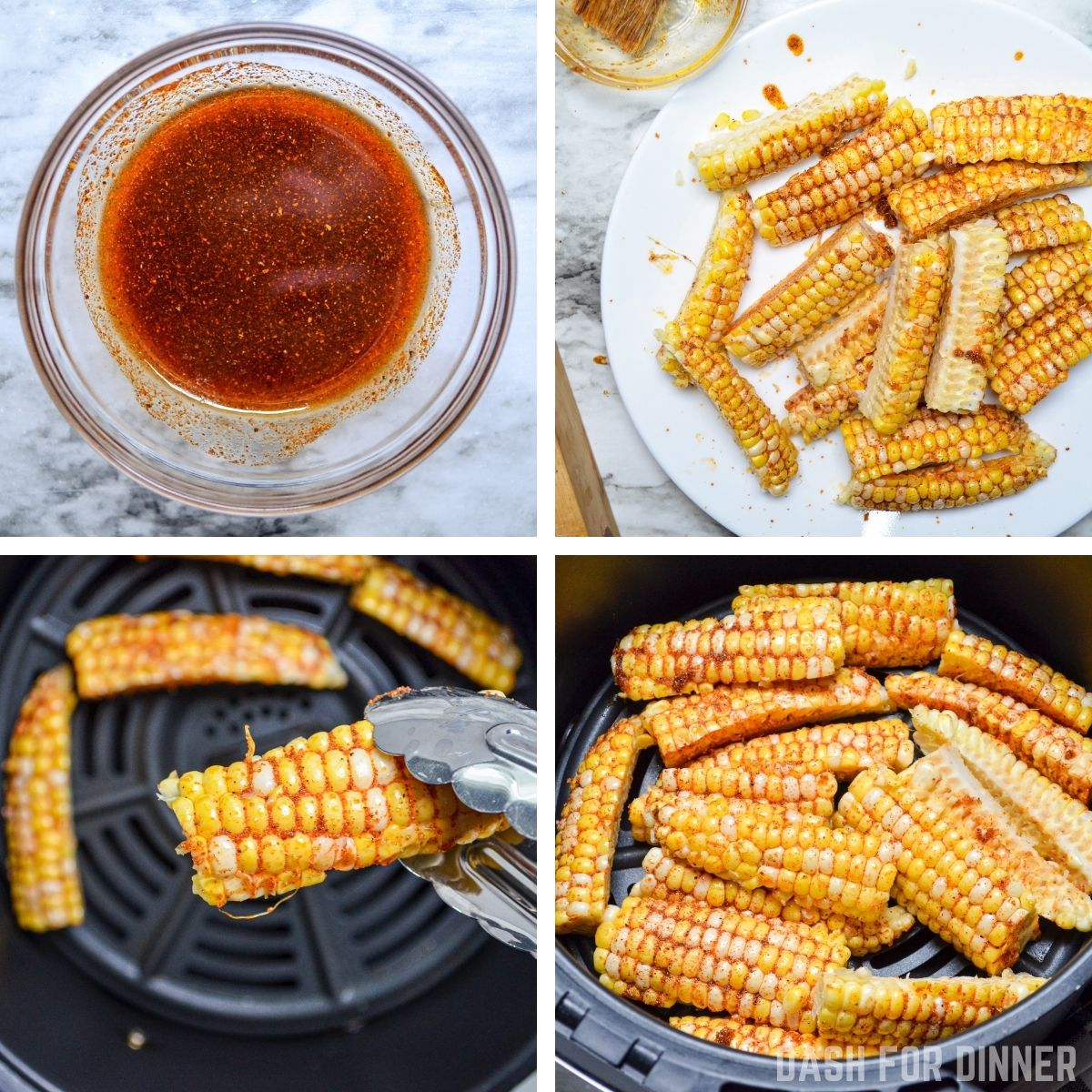 How to make air fryer corn ribs.