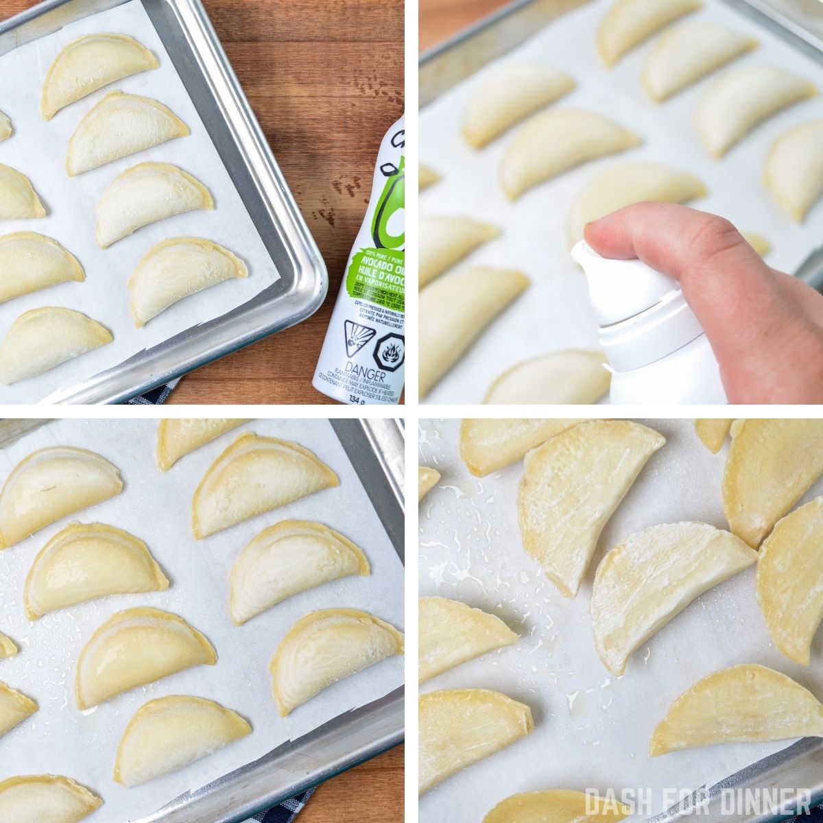 How to make pierogies in an air fryer.