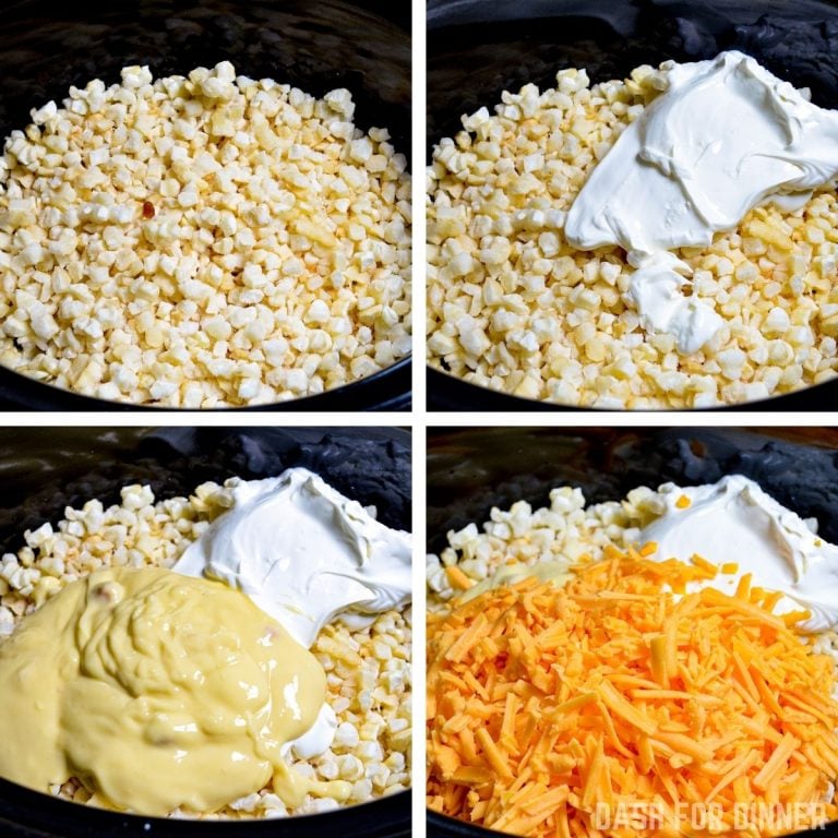 Slow Cooker Funeral Potatoes (Cheesy Hash Brown Casserole)