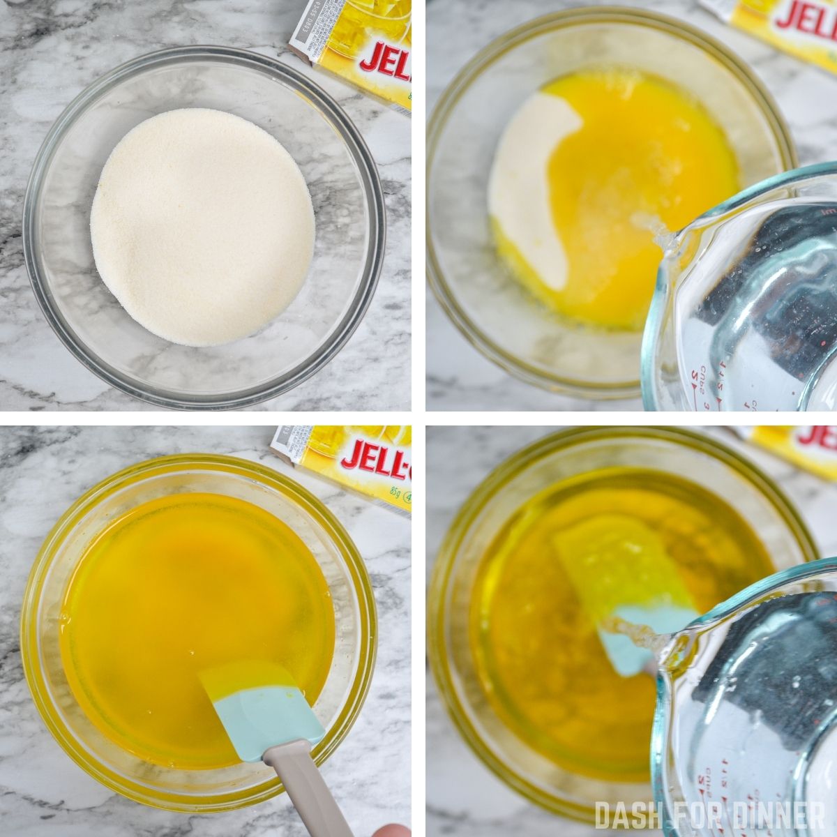 How to make yellow Jell-O