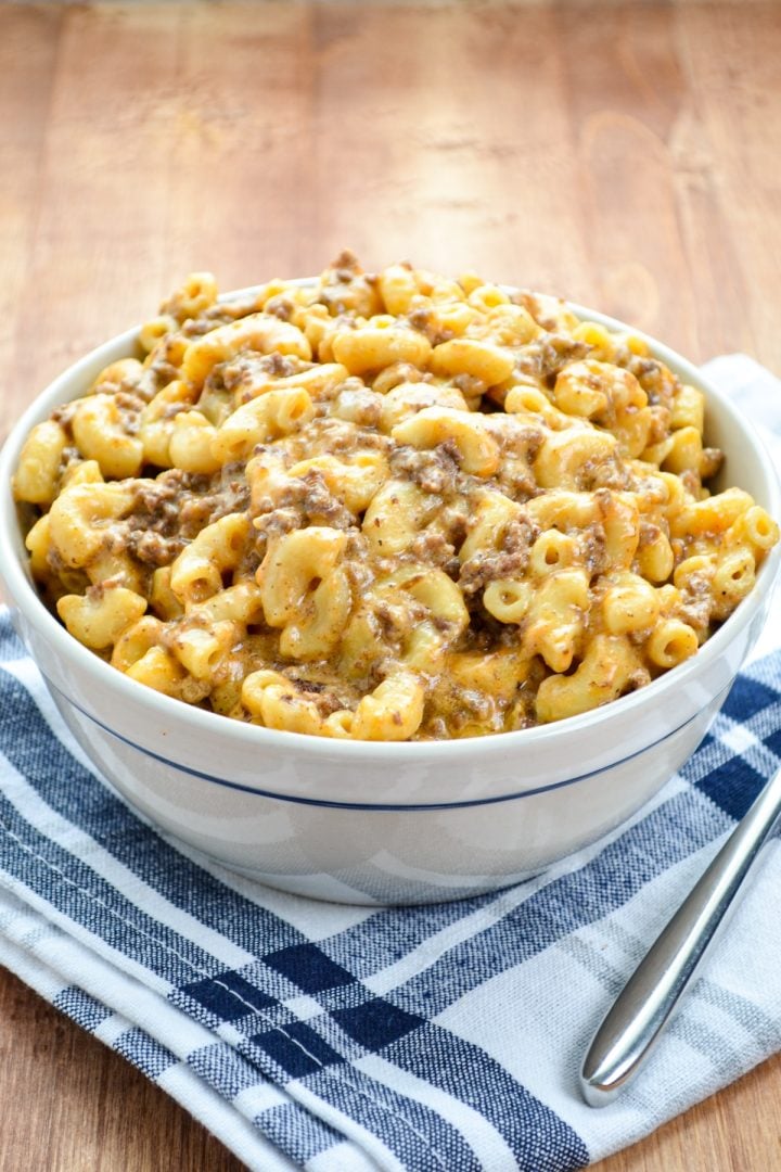 Instant Pot Hamburger Helper {Cheeseburger Macaroni Copycat}