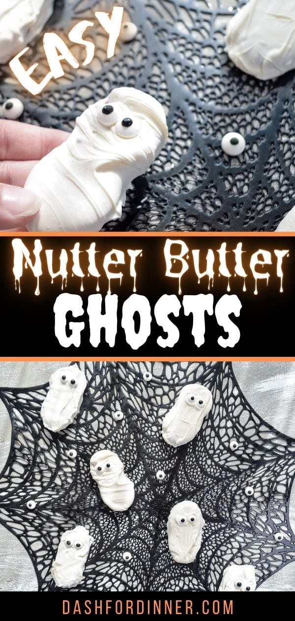 Easy Nutter Butter Ghosts
