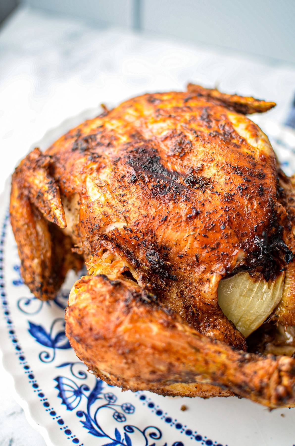 Air Fryer Whole Chicken - Carmy - Easy Healthy-ish Recipes