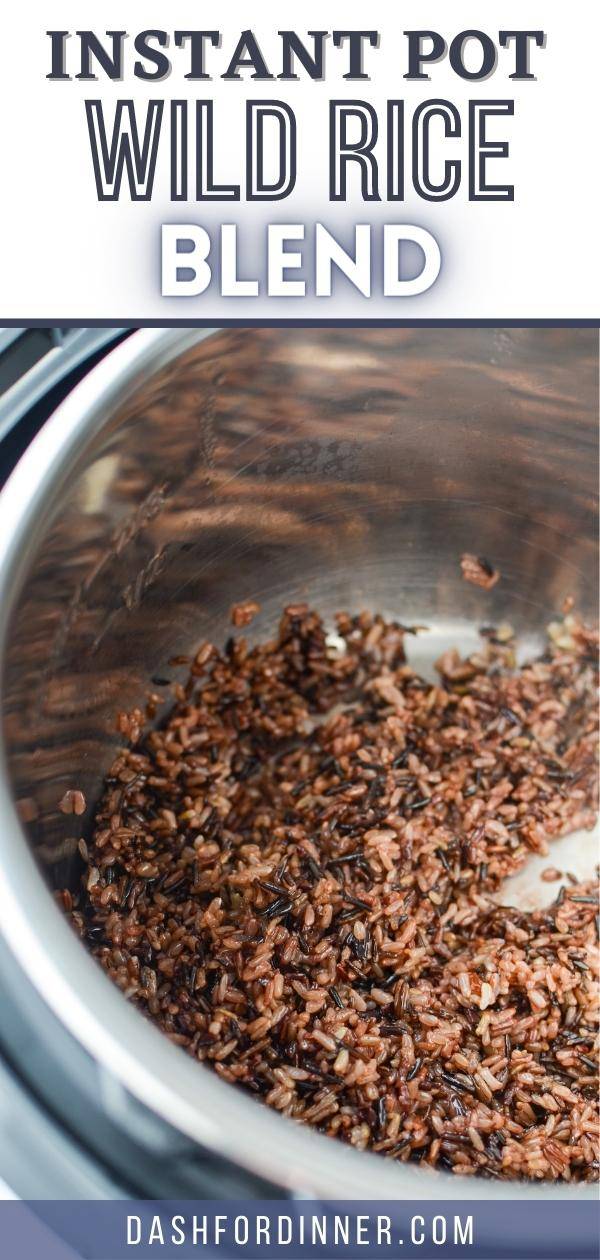 Instant Pot Wild Rice Blend Dash for Dinner