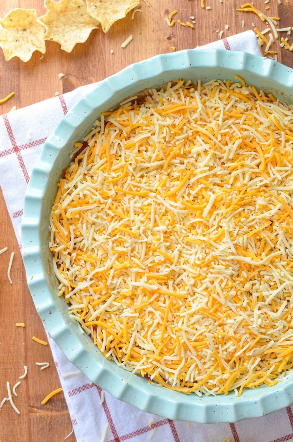 Layered Cream Cheese and Salsa Dip Dash for Dinner