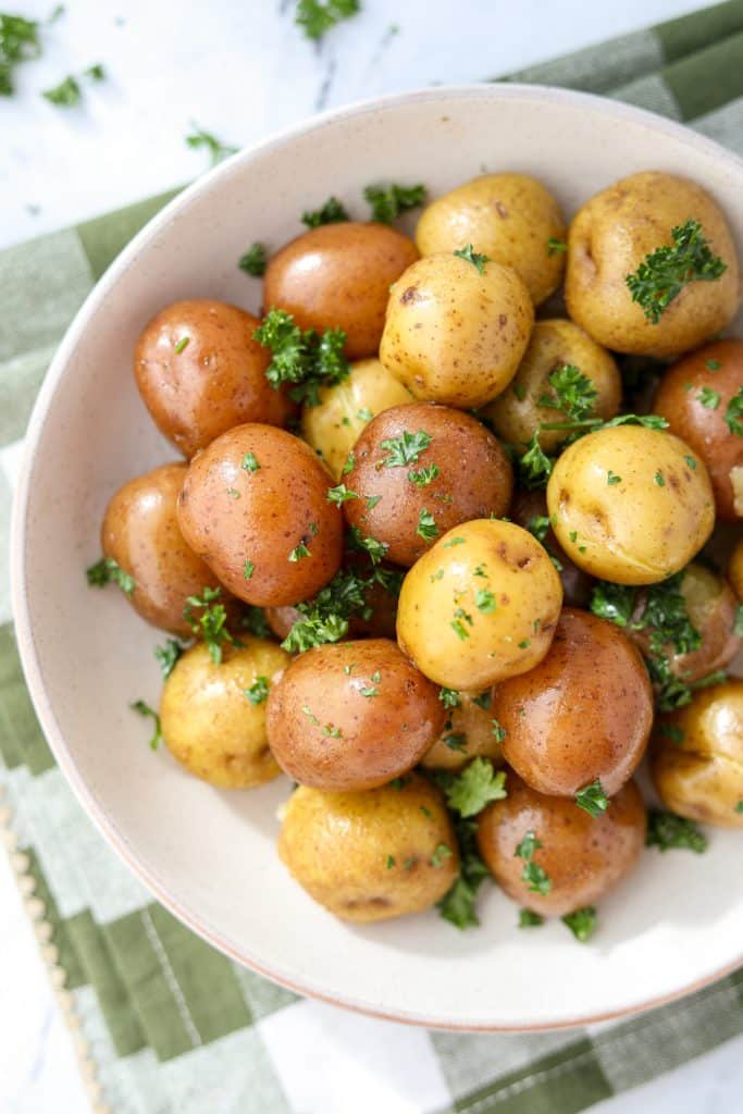 Easy Instant Pot Baby Potatoes - Dash for Dinner