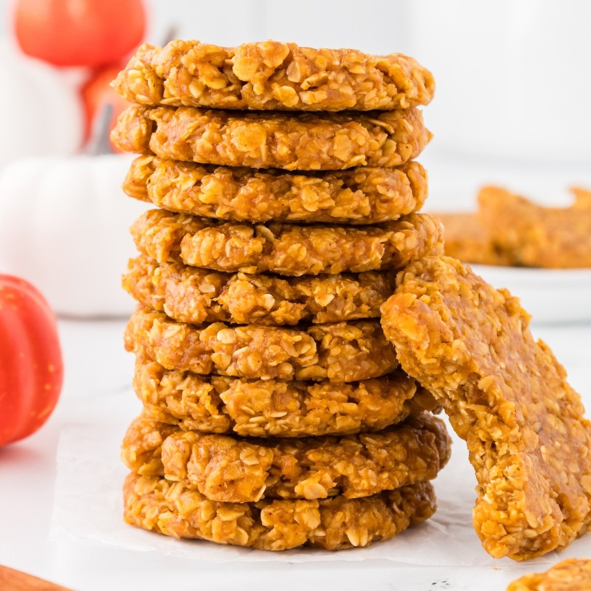 Pumpkin No Bake Cookies-image