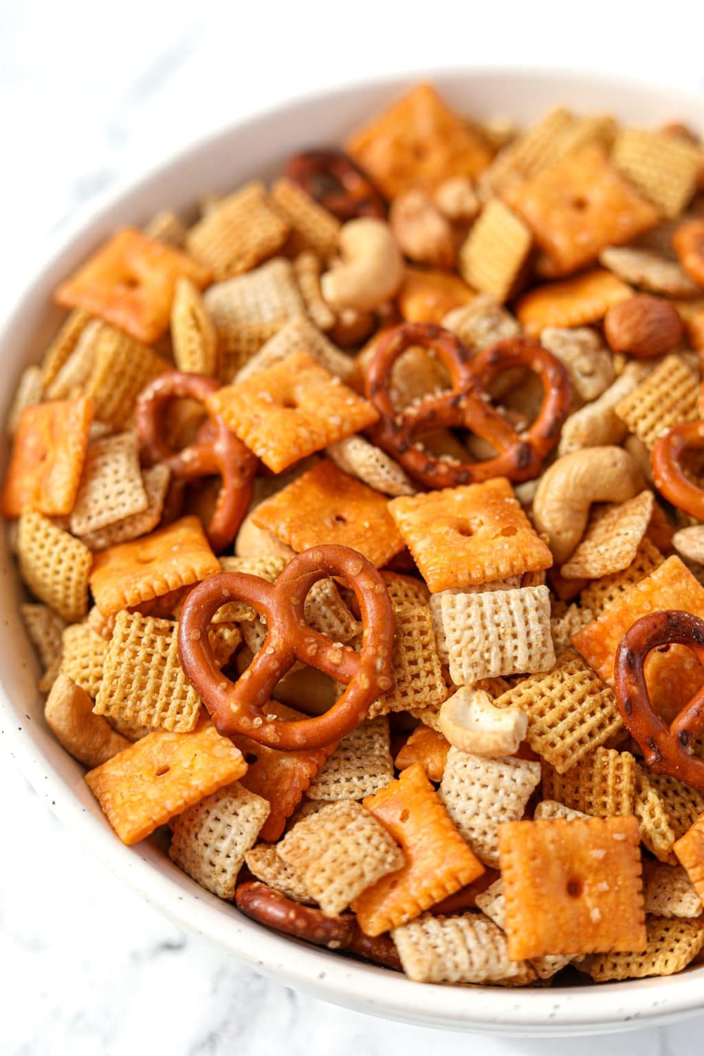 Homemade Chex Mix Recipe (Oven or Slow Cooker)