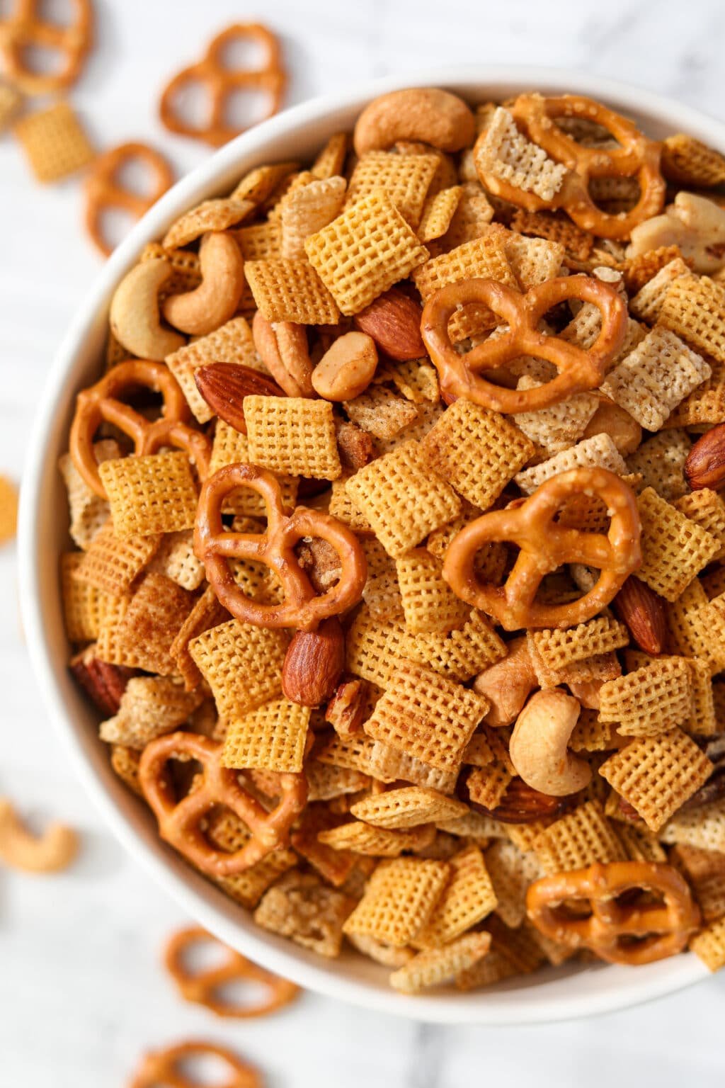 Homemade Gluten Free Chex Mix (Easy Snack Mix Recipe)