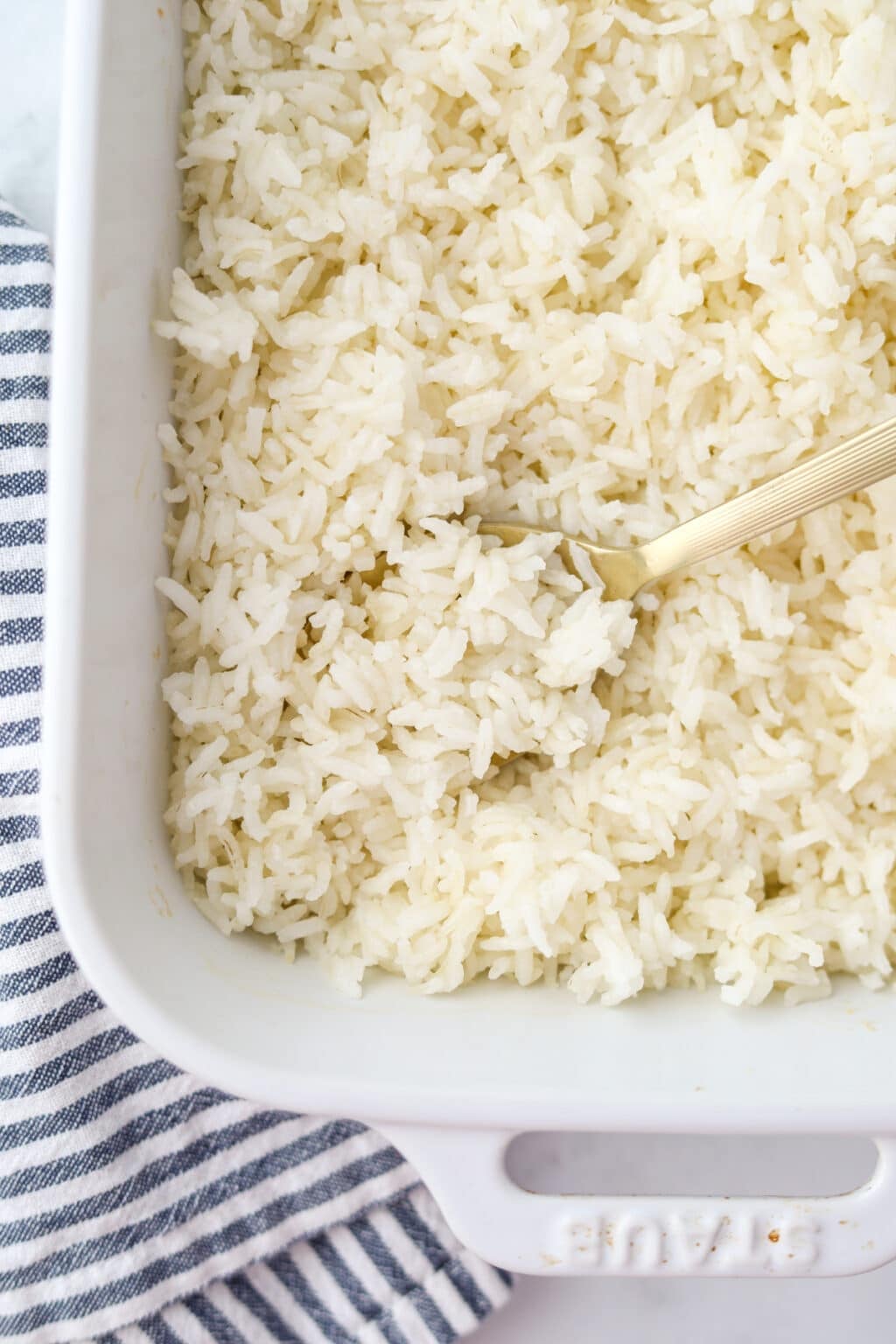 Baked Rice In Rice Cooker Oven Baked Rice (Easy, Perfect Rice Every Time!) - Dash for Dinner