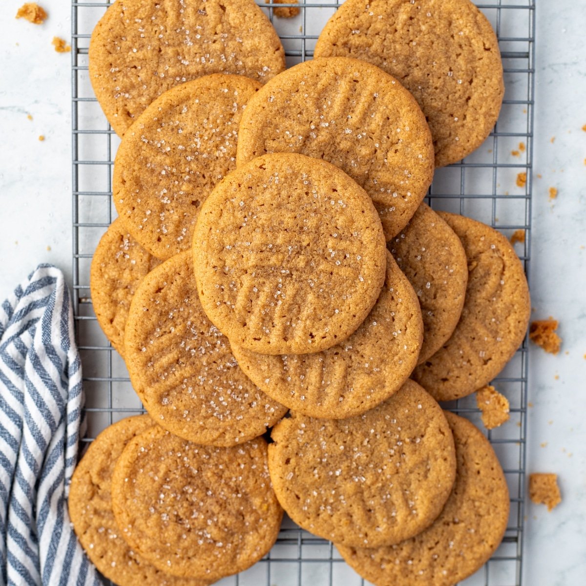 Flourless Peanut Butter Cookies (3 Ingredients!)-image