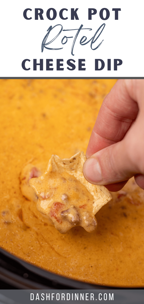 Slow Cooker Rotel Dip Quick And Easy Dash For Dinner